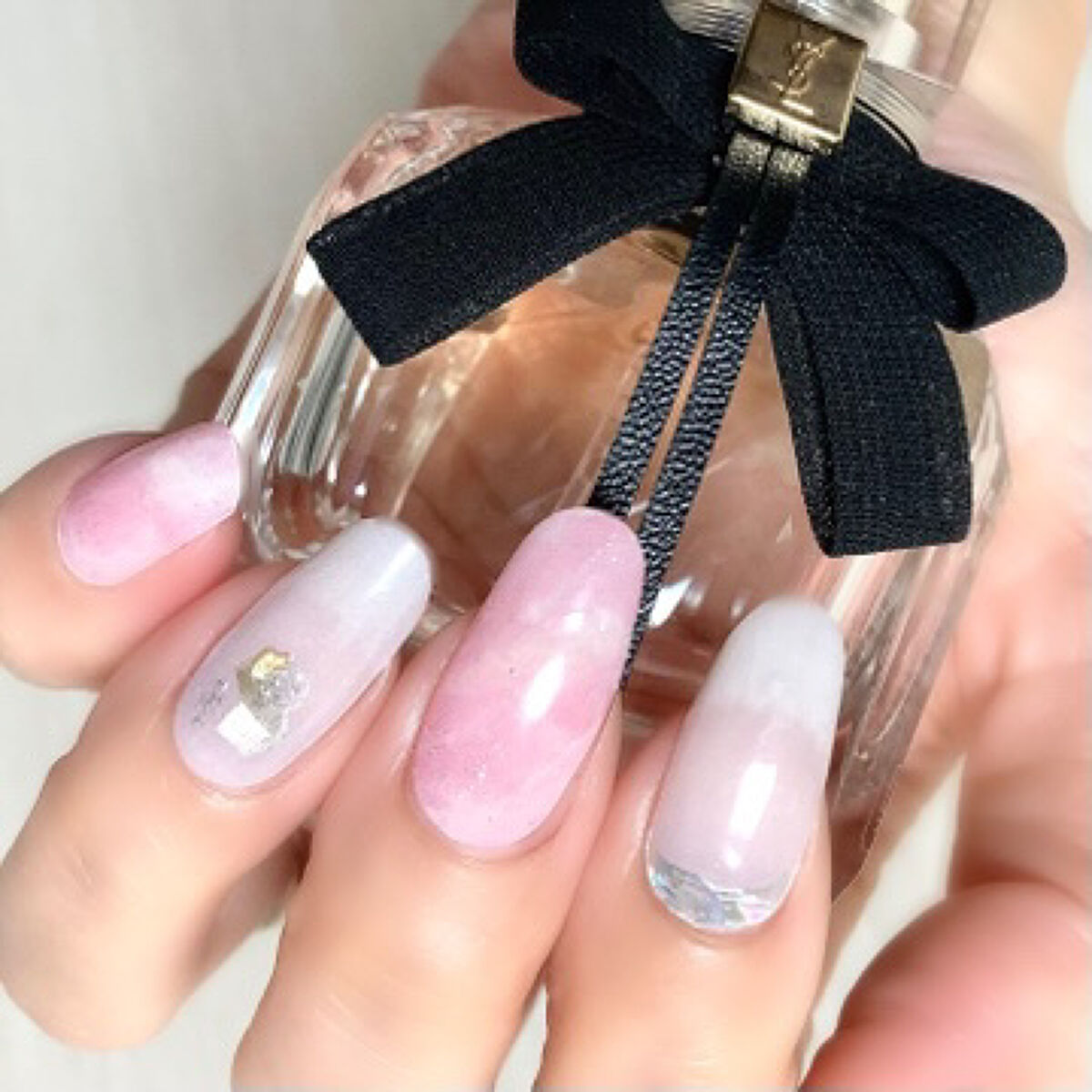 リアルジェルネイルシール マーブルモーメント/BEAUTY AVENUE/ネイルシールを使ったクチコミ（2枚目）