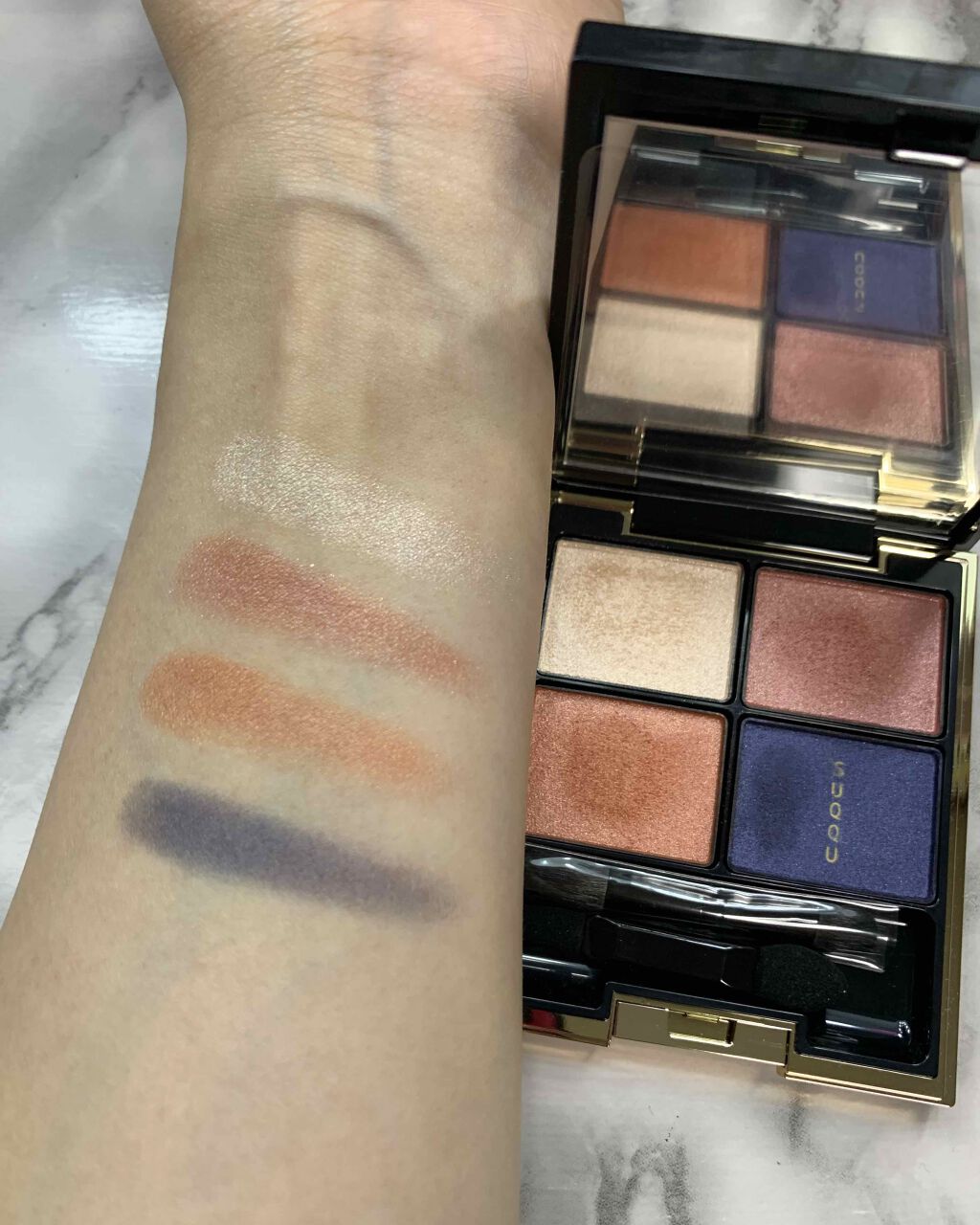 デザイニング カラー アイズ/SUQQU/アイシャドウパレットを使ったクチコミ（3枚目）