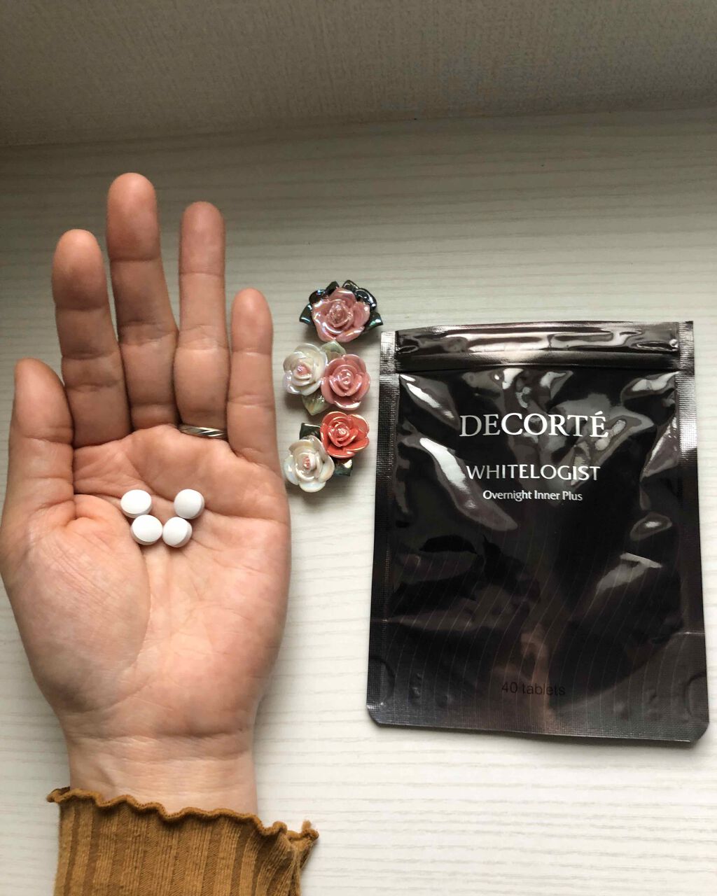 ホワイトロジスト オーバーナイト インナー プラス/DECORTÉ/美容サプリメントを使ったクチコミ（3枚目）