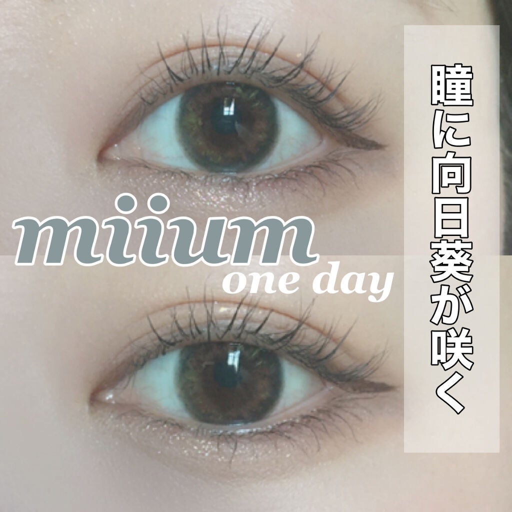 miium 1day/miium/ワンデー(1DAY)カラコンを使ったクチコミ(1枚目)