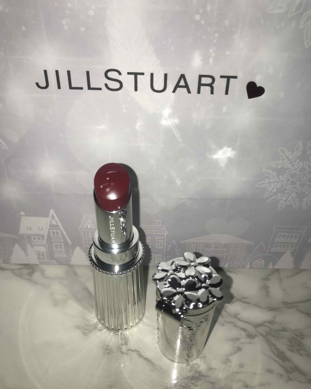 ジルスチュアート リップブロッサム ベルベット/JILL STUART/口紅を使ったクチコミ（2枚目）