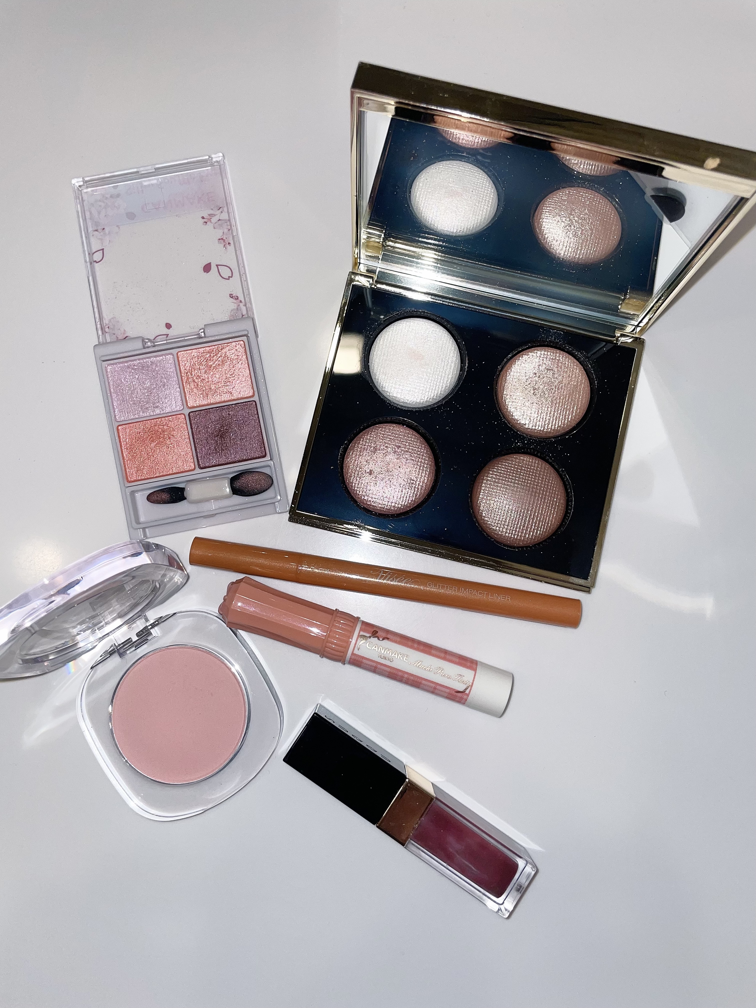 ピンク グロウ リュクス アイシャドウ パレット/BOBBI BROWN/アイシャドウパレットを使ったクチコミ（3枚目）