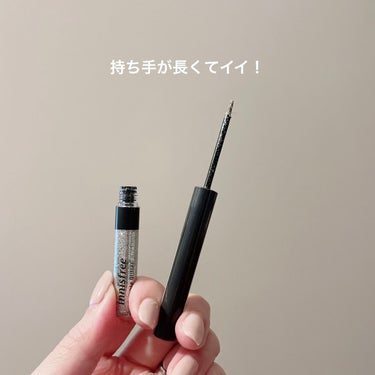 トゥインクル グリッター 1/innisfree/リキッドアイライナーを使ったクチコミ（2枚目）