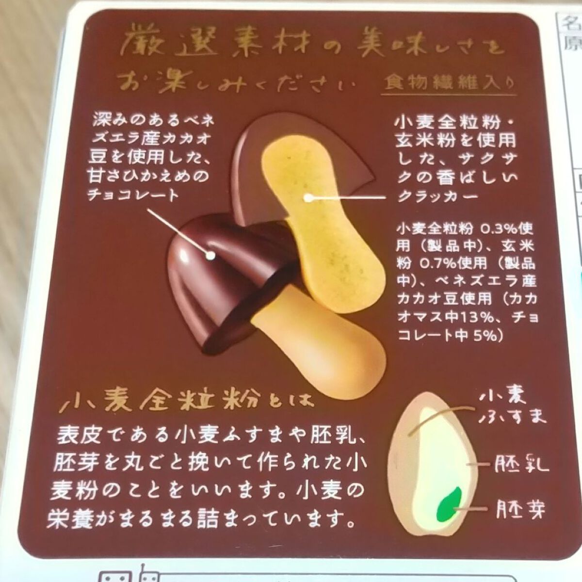 厳選素材のきのこの山/明治/食品を使ったクチコミ（3枚目）