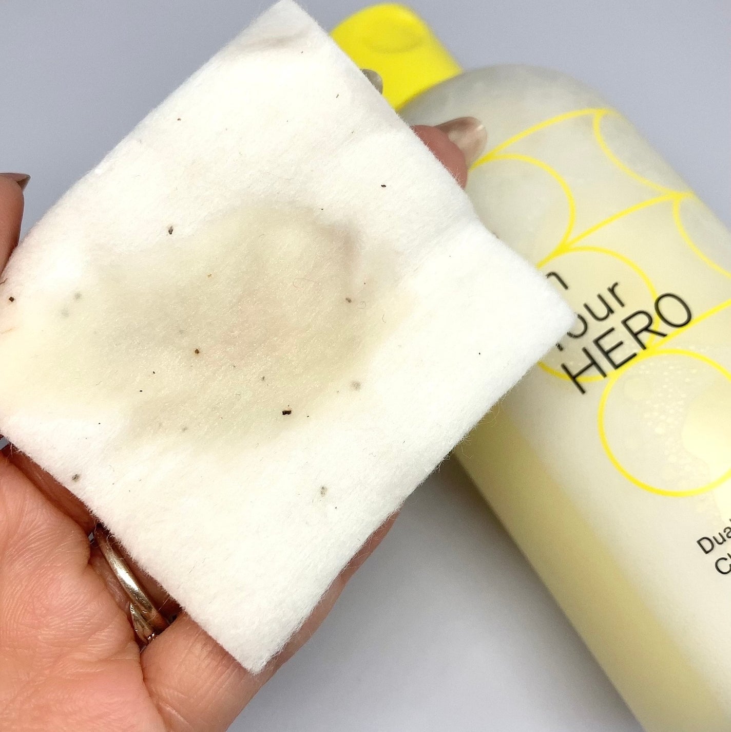 オーガニックコットンパフ/コットン・ラボ/コットンを使ったクチコミ(4枚目)