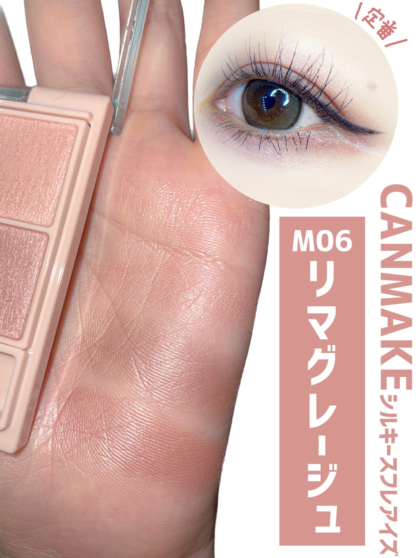 シルキースフレアイズ(マットタイプ)/キャンメイク/アイシャドウパレットを使ったクチコミ(1枚目)