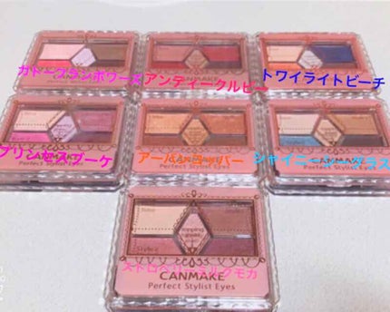 【旧品】パーフェクトスタイリストアイズ/キャンメイク/アイシャドウパレットを使ったクチコミ(1枚目)