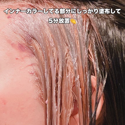 インナーカラートリートメント/ルシードエル/ヘアカラーを使ったクチコミ(2枚目)