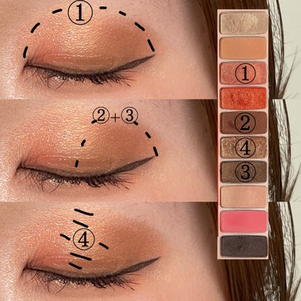 リキッド グリッター シャドウ/rom&nd/グリッターを使ったクチコミ(2枚目)