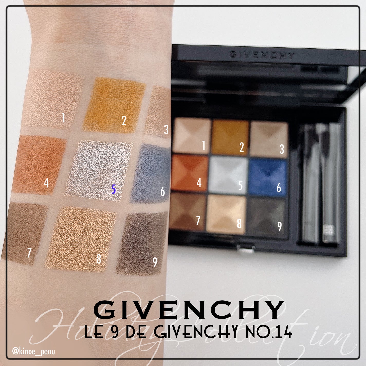 ル・ヌフ・ジバンシイ/GIVENCHY/アイシャドウパレットを使ったクチコミ(2枚目)