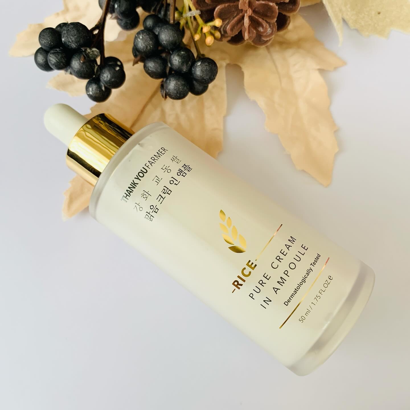 ライスピュアクリームインアンプル/THANK YOU FARMER/美容液を使ったクチコミ（1枚目）