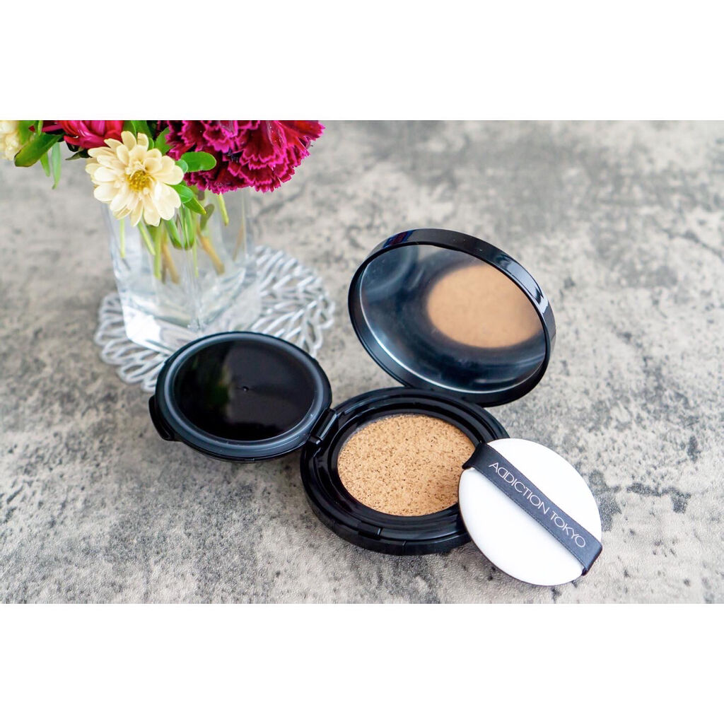 スキンリフレクト ラスティング UV クッションファンデーション/ADDICTION/クッションファンデーションを使ったクチコミ（2枚目）