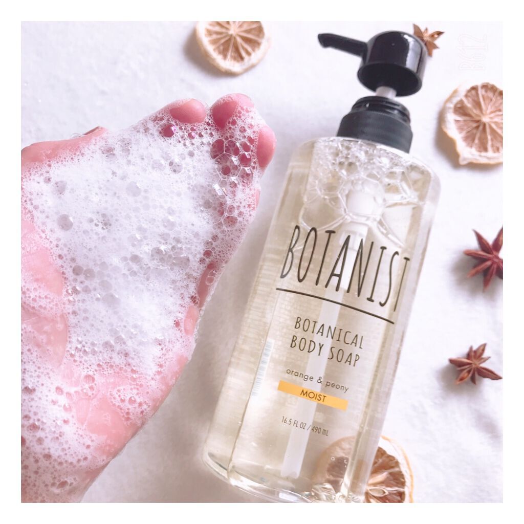 ボタニカルボディソープ モイスト(オレンジ&ピオニー)/BOTANIST/ボディソープを使ったクチコミ(4枚目)