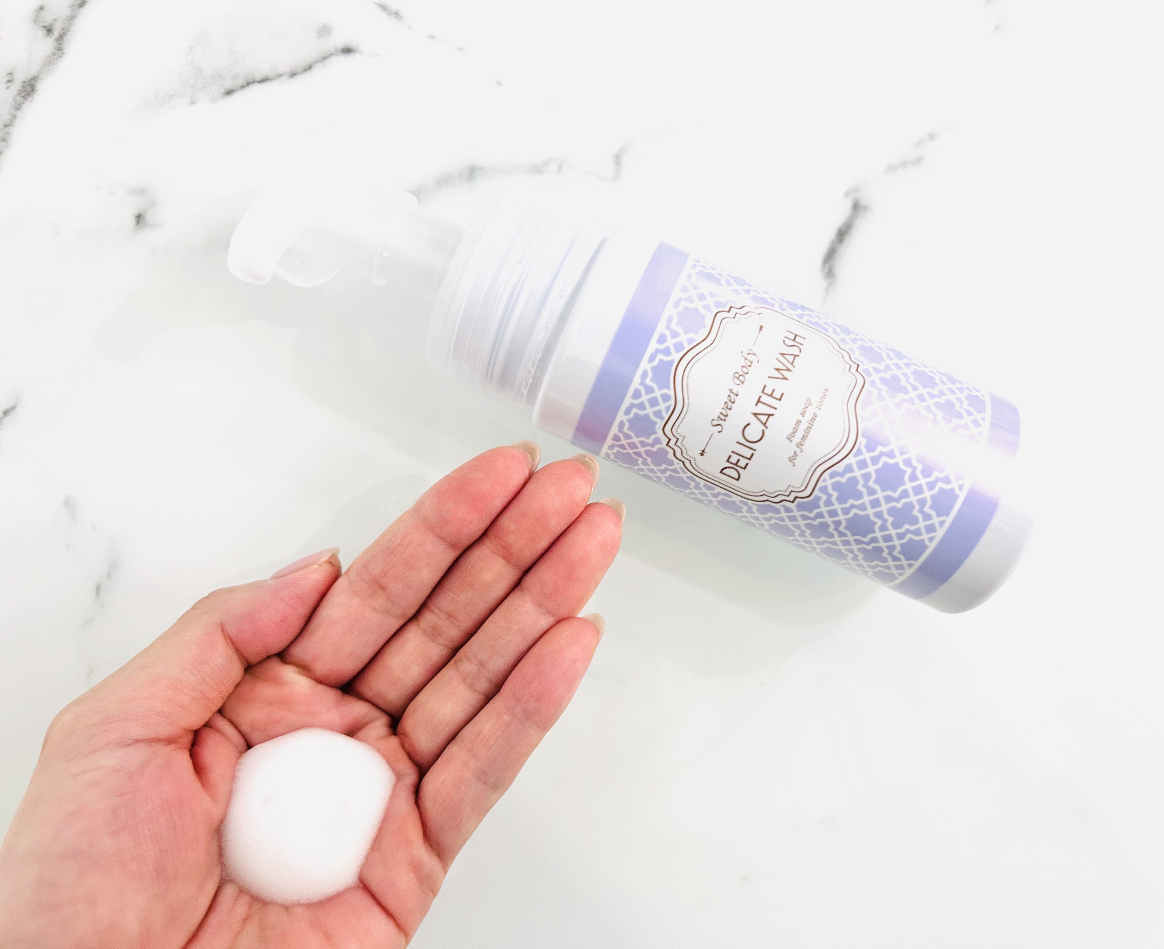 スウィートボディ デリケートウォッシュ フォレストシャボンの香り/スウィートボディ/その他生理用品を使ったクチコミ（2枚目）