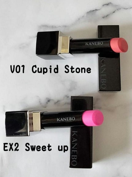 ルージュスターヴァイブラント EX2 Sweet Up/KANEBO/口紅を使ったクチコミ(3枚目)