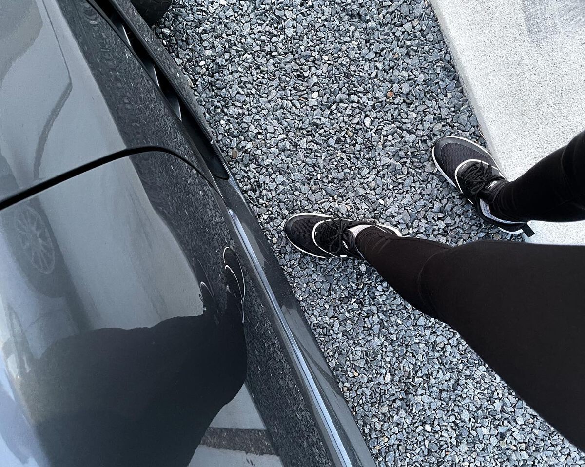 スリムウォーク 24h マルチスキニー デニム風/SLIMWALK/着圧ソックス・レギンスを使ったクチコミ（2枚目）