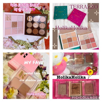 ラブアイシャドウパレット/HOLIKA HOLIKA/アイシャドウパレットを使ったクチコミ(5枚目)