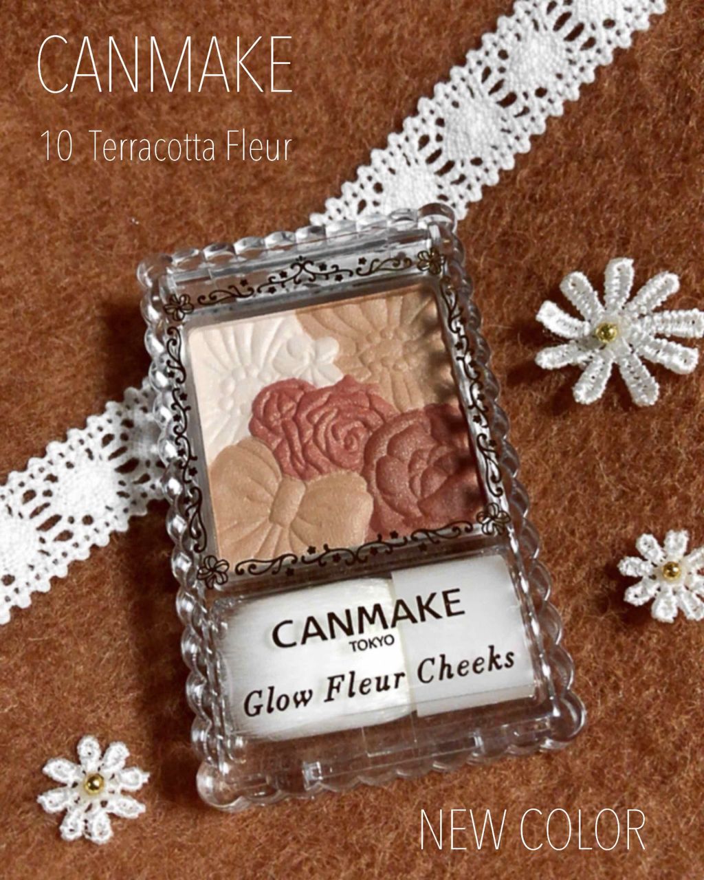 グロウフルールチークス/キャンメイク/パウダーチークを使ったクチコミ(1枚目)