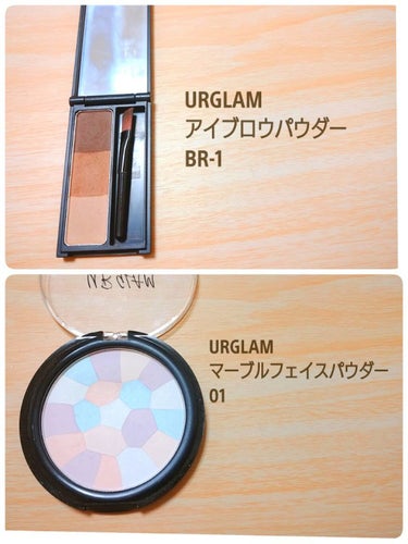 UR GLAM　MARBLE FACE POWDER/U R GLAM/プレストパウダーを使ったクチコミ（3枚目）