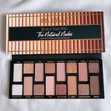 ボーン ディス ウェイ ザ ナチュラル ヌード アイシャドウ パレット/Too Faced/アイシャドウパレットを使ったクチコミ（2枚目）