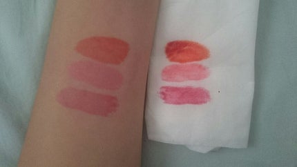 ディアダーリン ウォータージェルティント (アイスティント)/ETUDE/口紅を使ったクチコミ(3枚目)