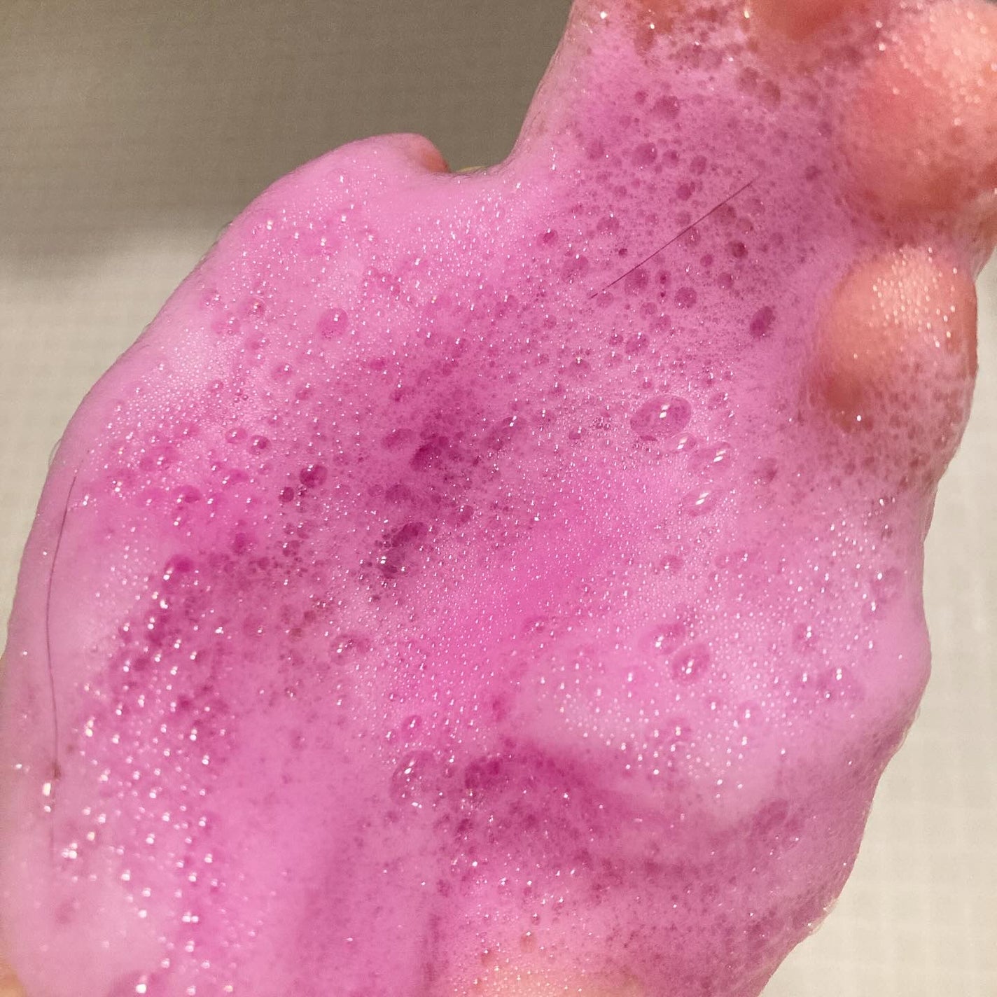 ピンクシャンプー No!More!Yellow! /アイケイ/市販シャンプーを使ったクチコミ(3枚目)