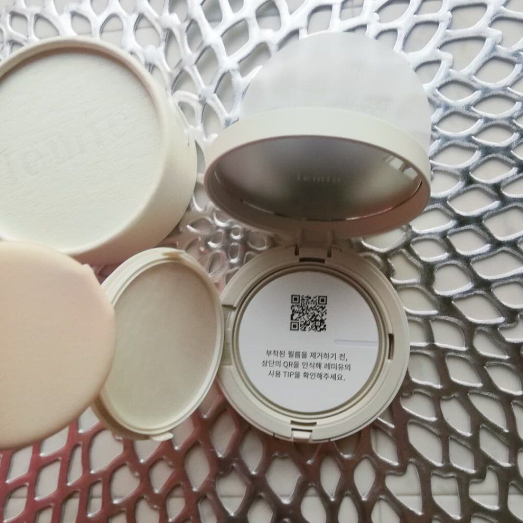 オナイリックススキンクッション/LEMIU/クッションファンデーションを使ったクチコミ（3枚目）