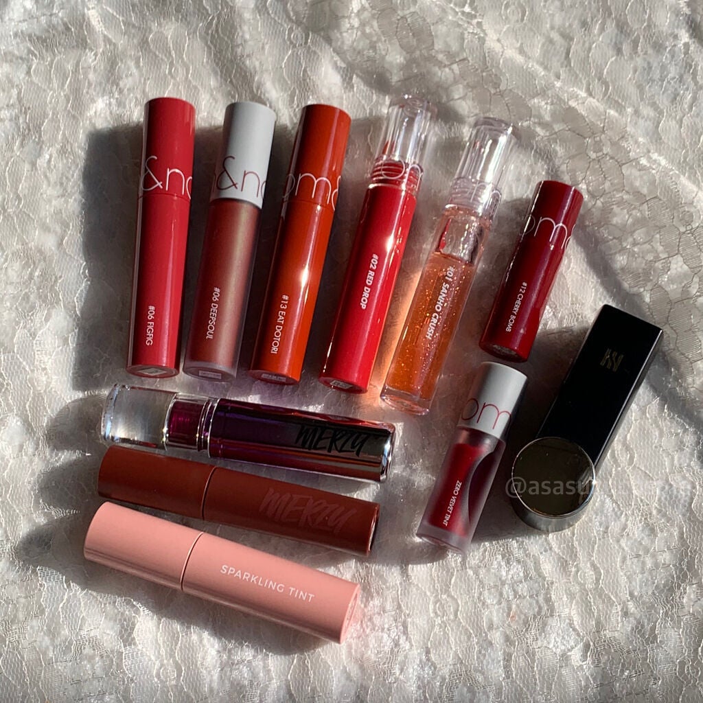 ジューシーラスティングティント/rom&nd/リップティントを使ったクチコミ(1枚目)