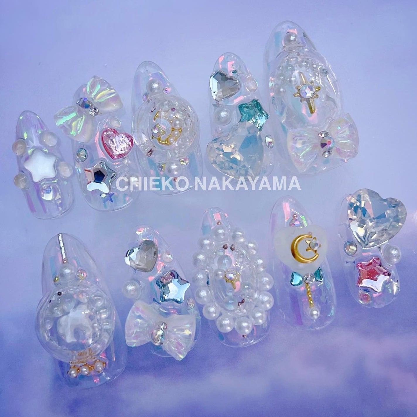 なかやまちえこ on LIPS 「魔法少女のおもちゃ箱ネイル🪄⠀⠀@nailvenus_maga..」(5枚目)