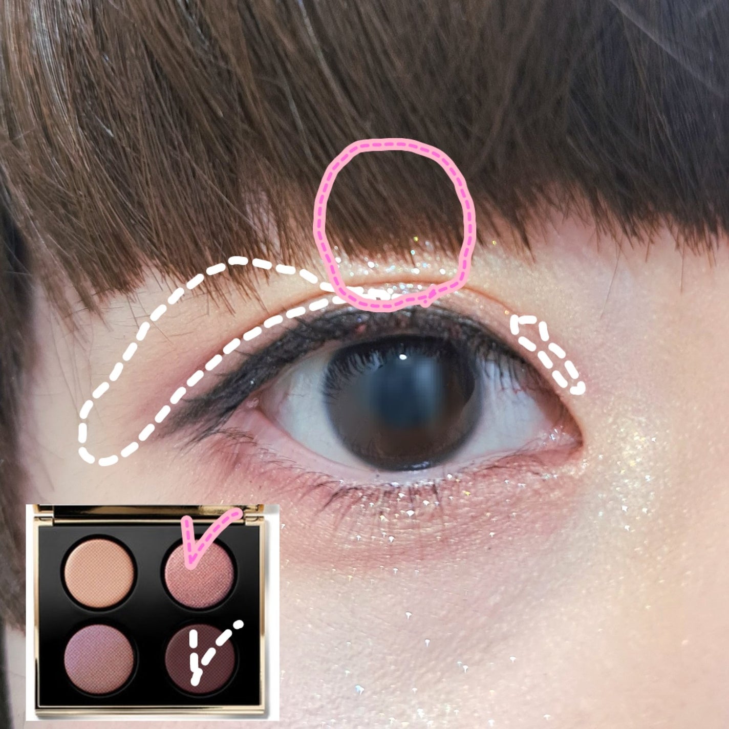 描くふたえアイライナー/CEZANNE/リキッドアイライナーを使ったクチコミ(4枚目)