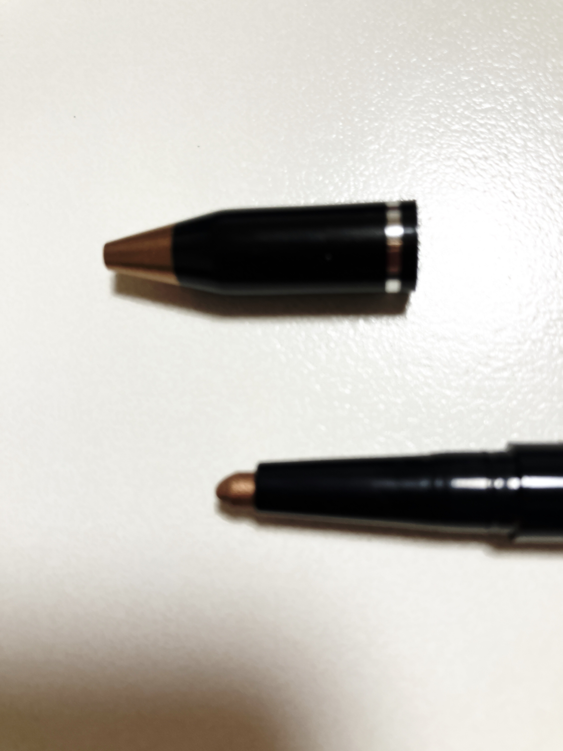 ディオールショウ 24Ｈ スティロ ウォータープルーフ 466 パーリー ブロンズ/Dior/ペンシルアイライナーを使ったクチコミ（3枚目）