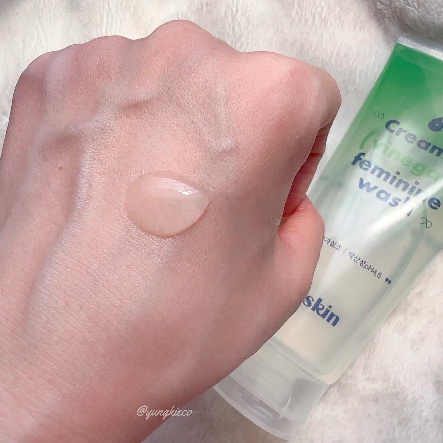 クリーミービネガーフェミニンウォッシュ/suiskin/ボディソープを使ったクチコミ(3枚目)