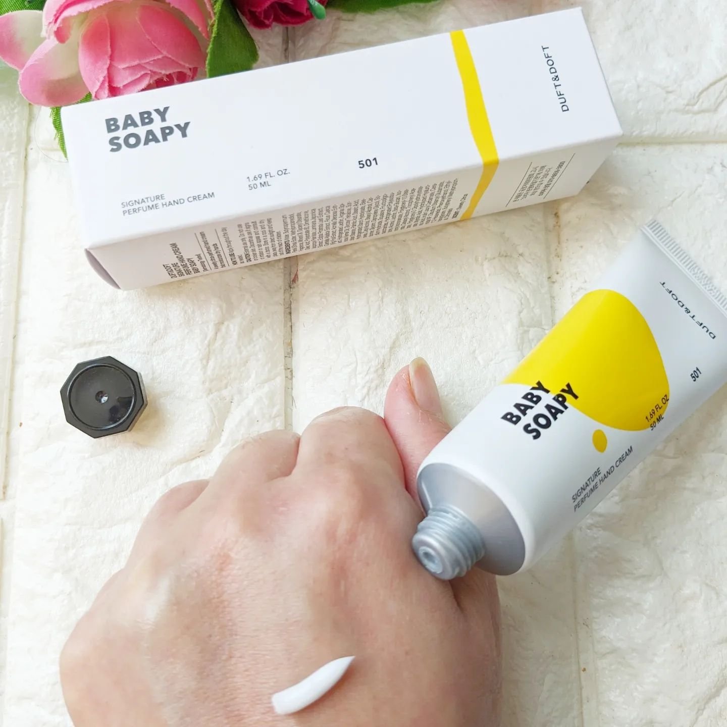 シグネチャーパフュームハンドクリーム ブルームチューリップ/DUFT&DOFT/その他を使ったクチコミ（3枚目）