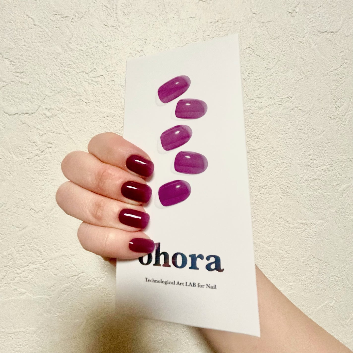 セミキュアジェルネイル(ハンド)/ohora/ネイルシールを使ったクチコミ(2枚目)