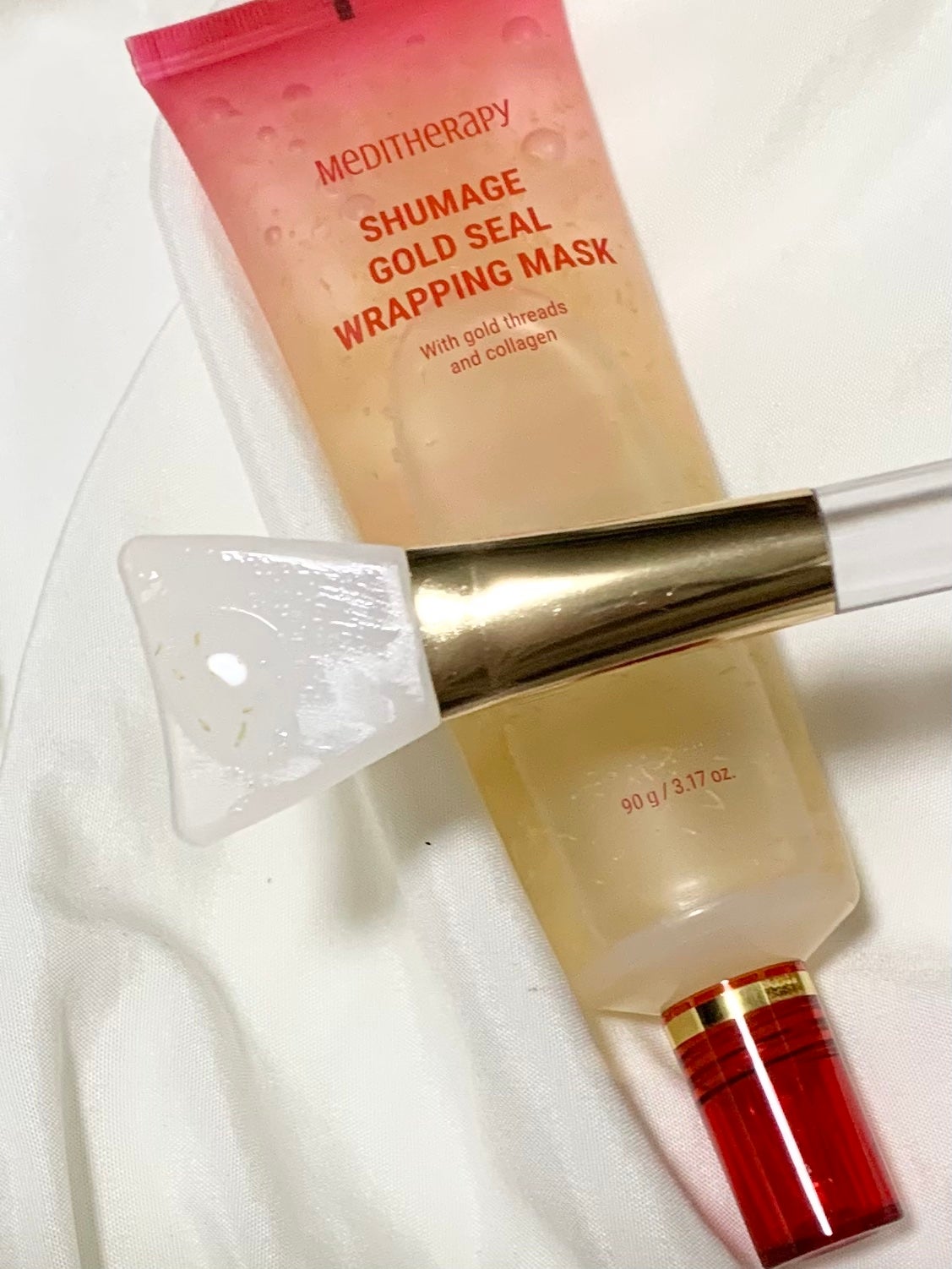 シューマジゴールド糸ラッピングマスク/MEDITHERAPY/シートマスク・パックを使ったクチコミ(3枚目)