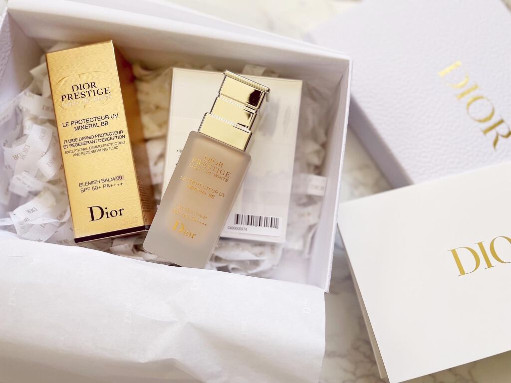 プレステージ ホワイト ル プロテクター ＵＶ ミネラル BB/Dior/BBクリームを使ったクチコミ（1枚目）