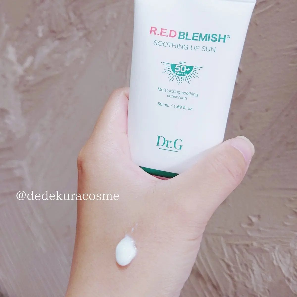 レッドブレミッシュスージングアップサン/Dr.G/日焼け止めクリームを使ったクチコミ(2枚目)