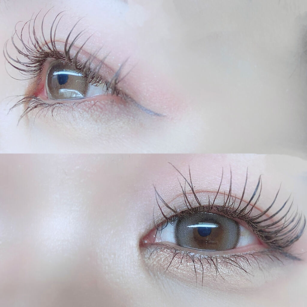 Moodnight 1Month ブラウン/OLENS/カラーコンタクトレンズを使ったクチコミ（3枚目）