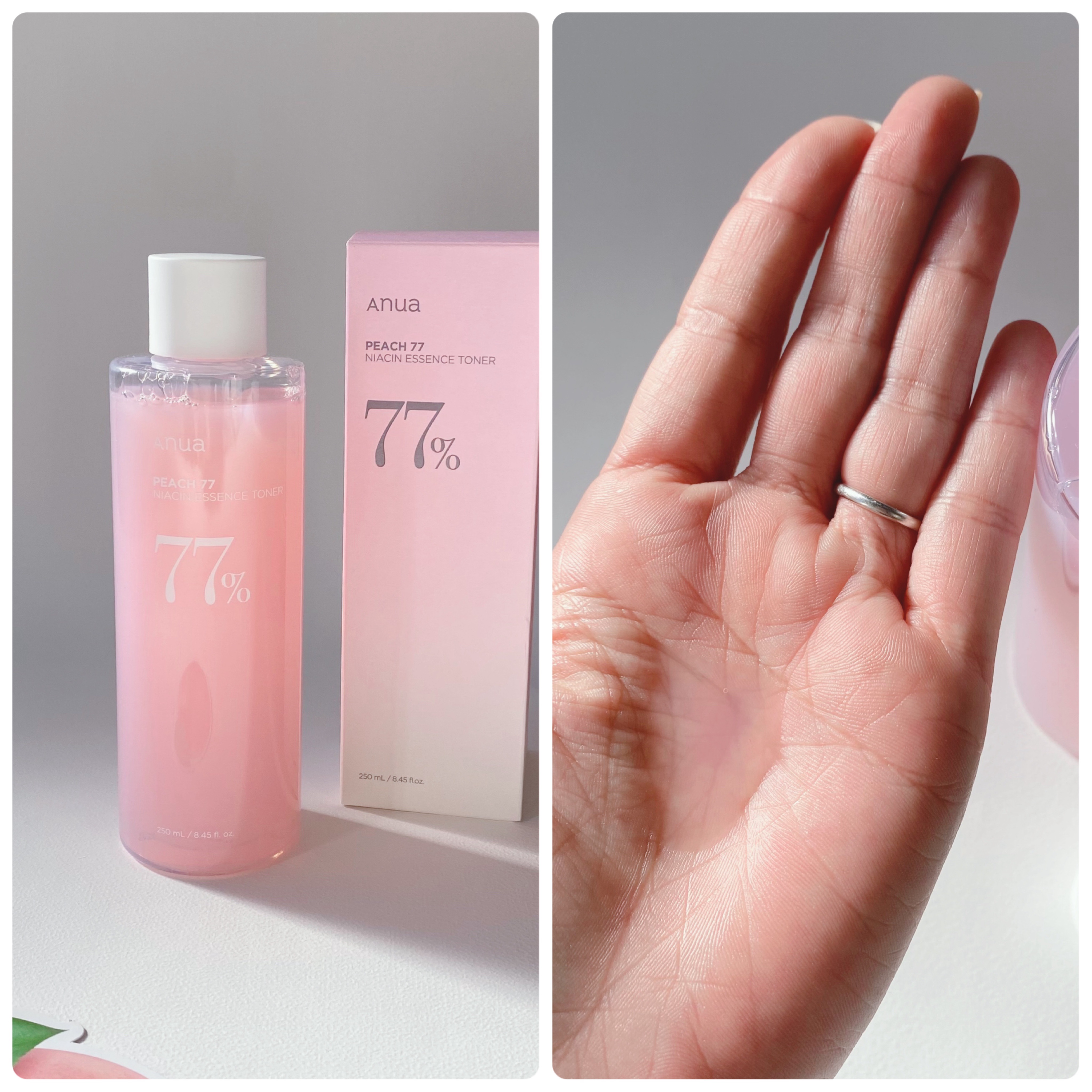 桃77%ナイアシンコンディショニングミルク/Anua/乳液を使ったクチコミ（2枚目）