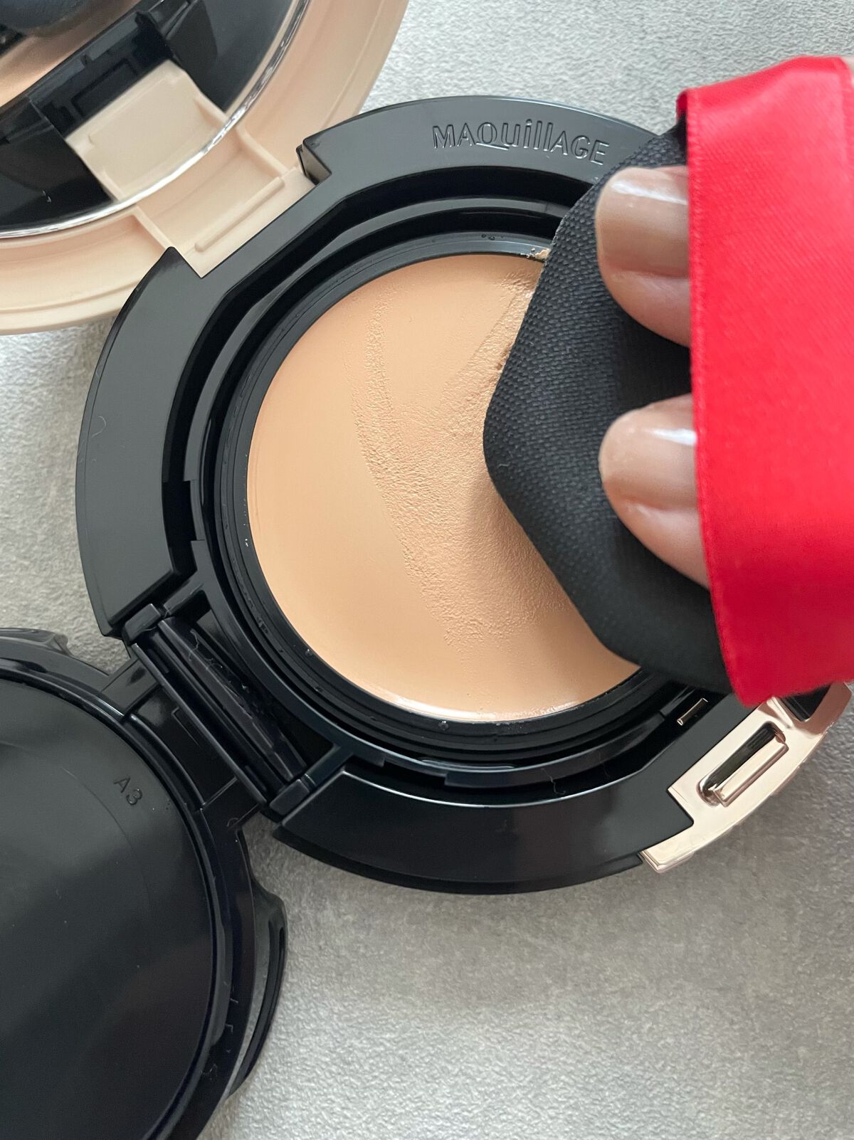 ドラマティッククッションジェリー/マキアージュ/クッションファンデーションを使ったクチコミ(3枚目)