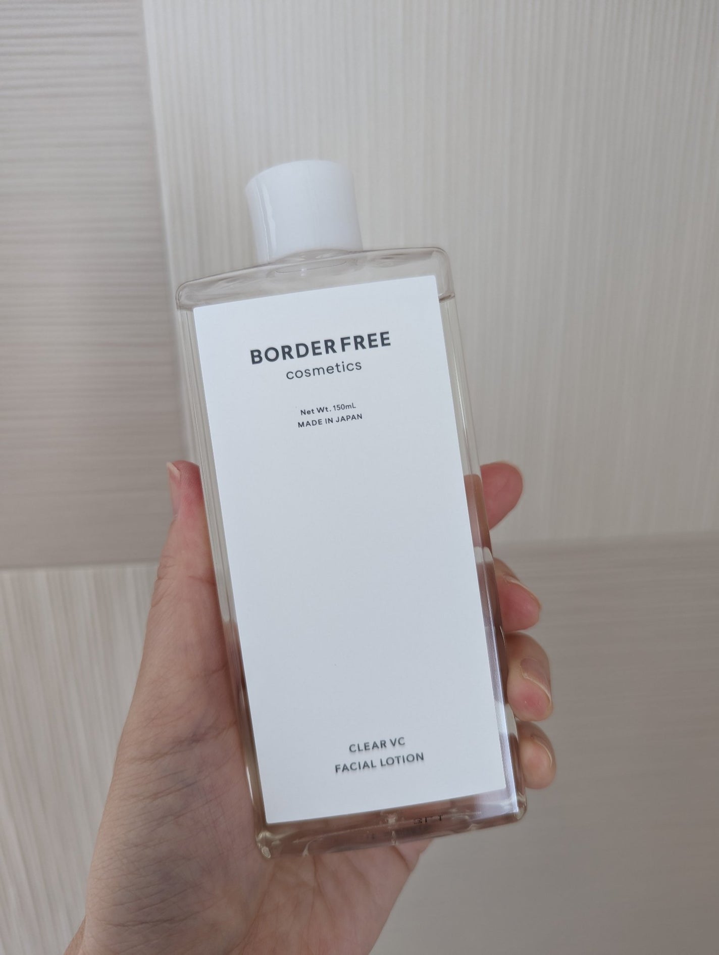 クリアVCフェイシャルローション/BORDER FREE cosmetics/化粧水を使ったクチコミ(1枚目)