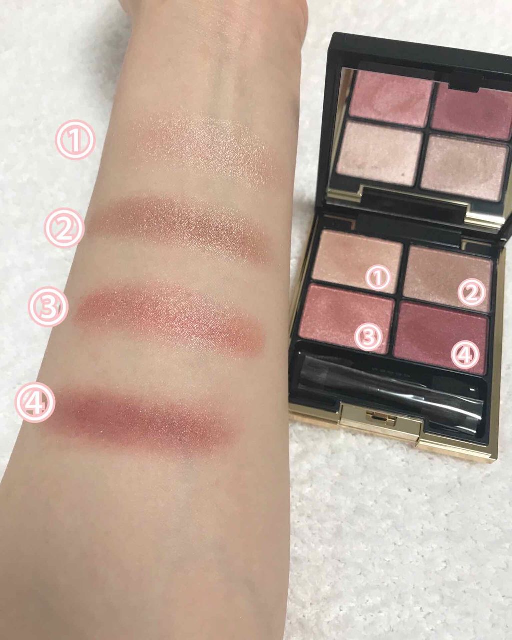 デザイニング カラー アイズ/SUQQU/アイシャドウパレットを使ったクチコミ(3枚目)