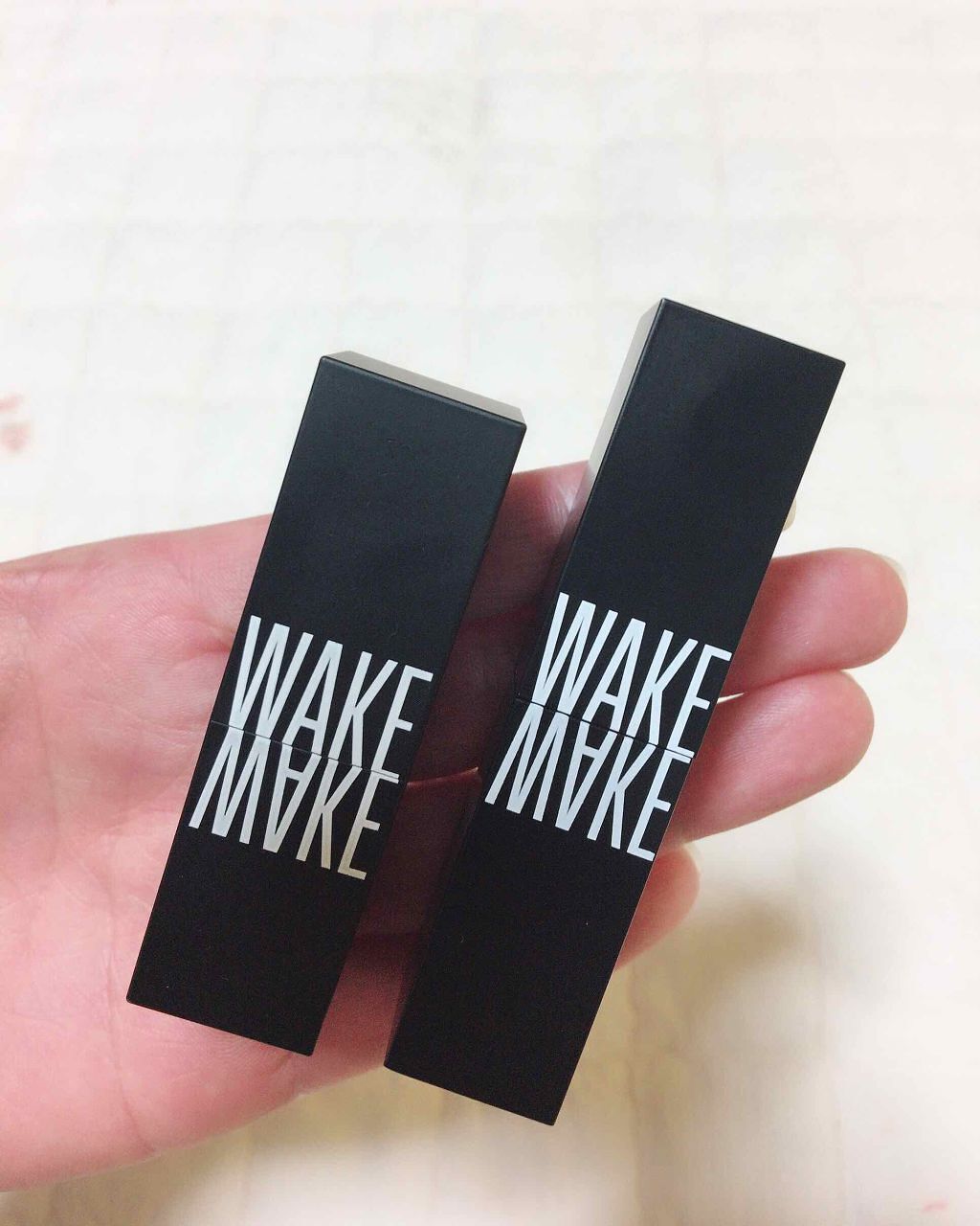 ルージュガンゼロエアー/wakemake/口紅を使ったクチコミ（2枚目）