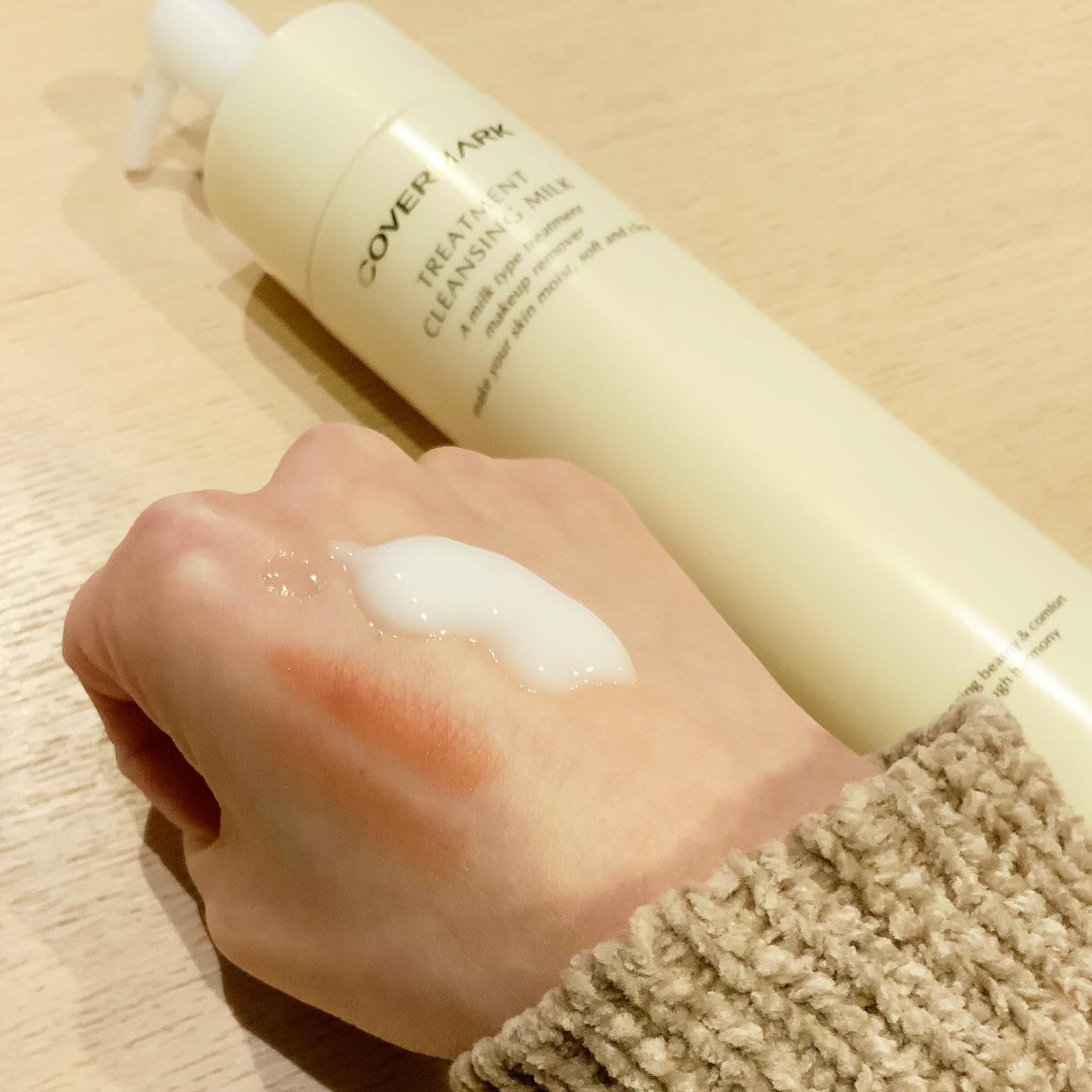 トリートメント クレンジング ミルク/COVERMARK/ミルククレンジングを使ったクチコミ（2枚目）