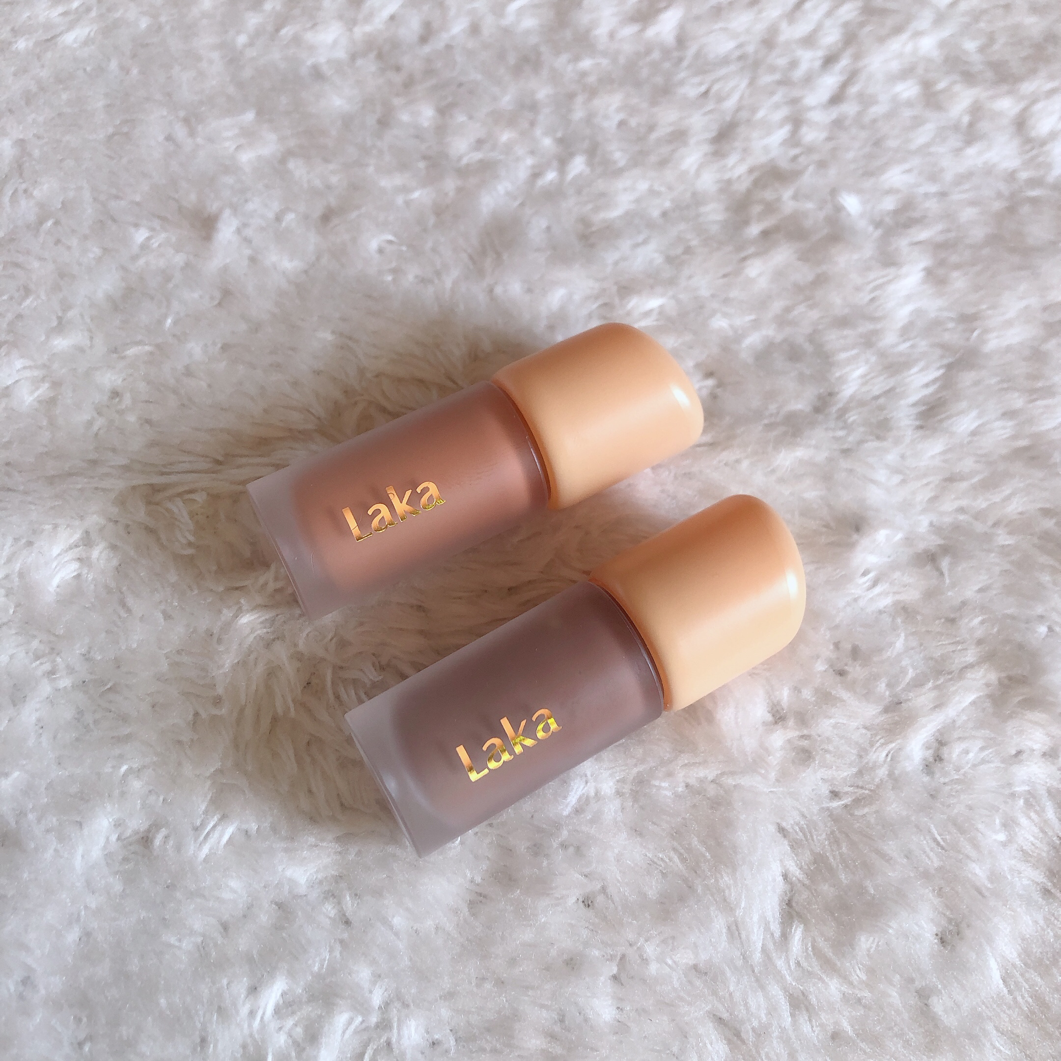 フルーティーグラムティント ミニデュオ/Laka/リップティントを使ったクチコミ（1枚目）