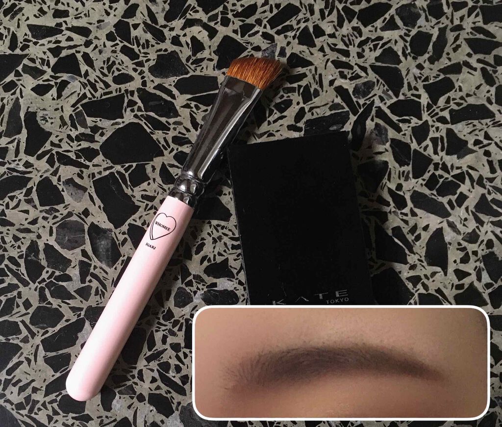 ケイト デザイニングアイブロウ3D/KATE/パウダーアイブロウを使ったクチコミ（2枚目）