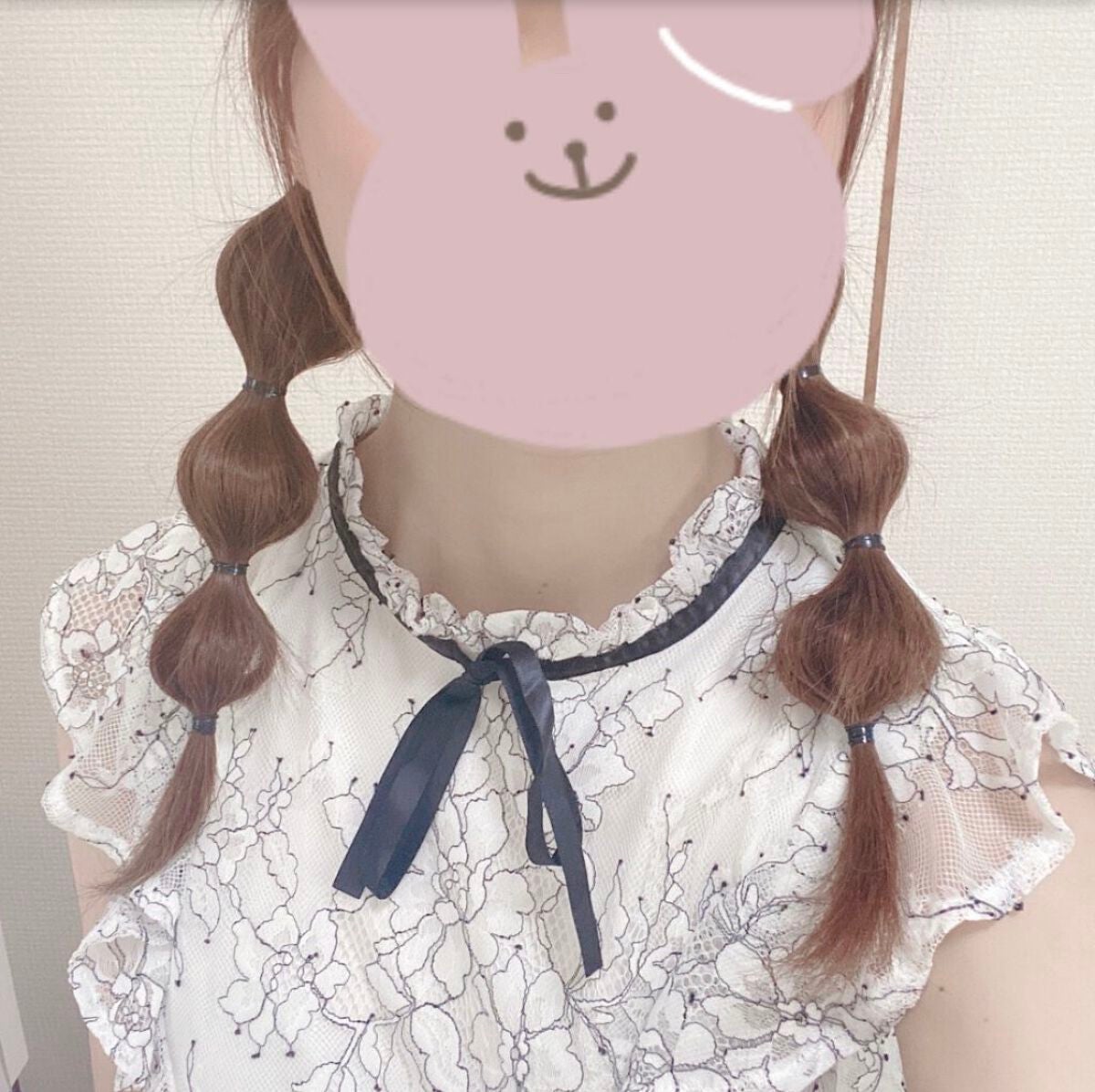 からまないゴム S ブラック/DAISO/ヘアアクセサリーを使ったクチコミ(2枚目)