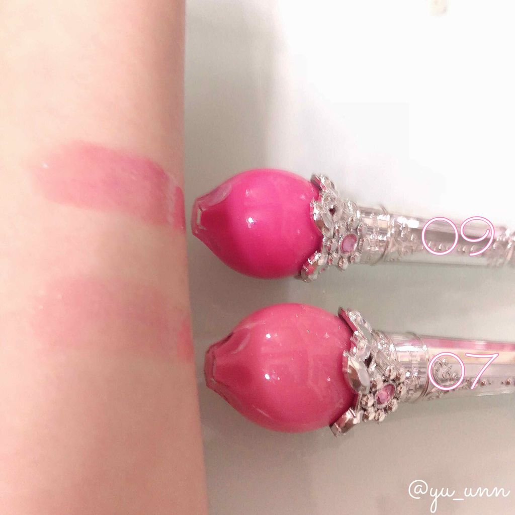 フォーエヴァージューシー オイルルージュ シアー/JILL STUART/口紅を使ったクチコミ(3枚目)