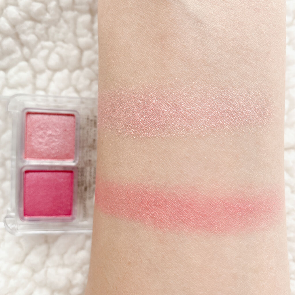 ツイン カラー アイシャドウ/ちふれ/アイシャドウパレットを使ったクチコミ（2枚目）