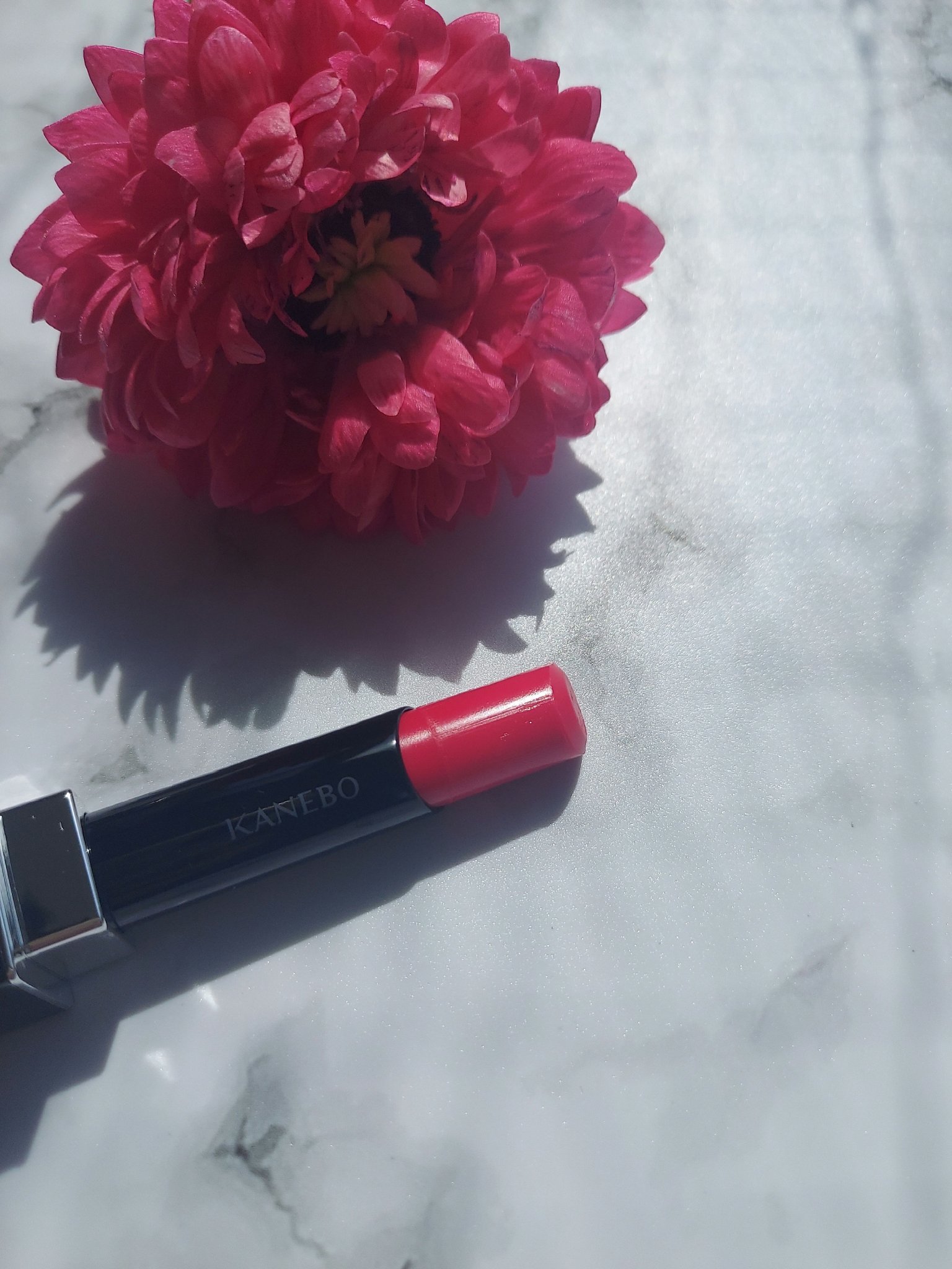 ルージュスターヴァイブラント EX3 Cranberry Drop/KANEBO/口紅を使ったクチコミ（3枚目）